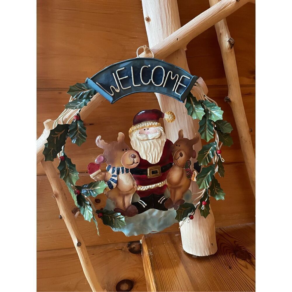 Santa Welcome Wreath